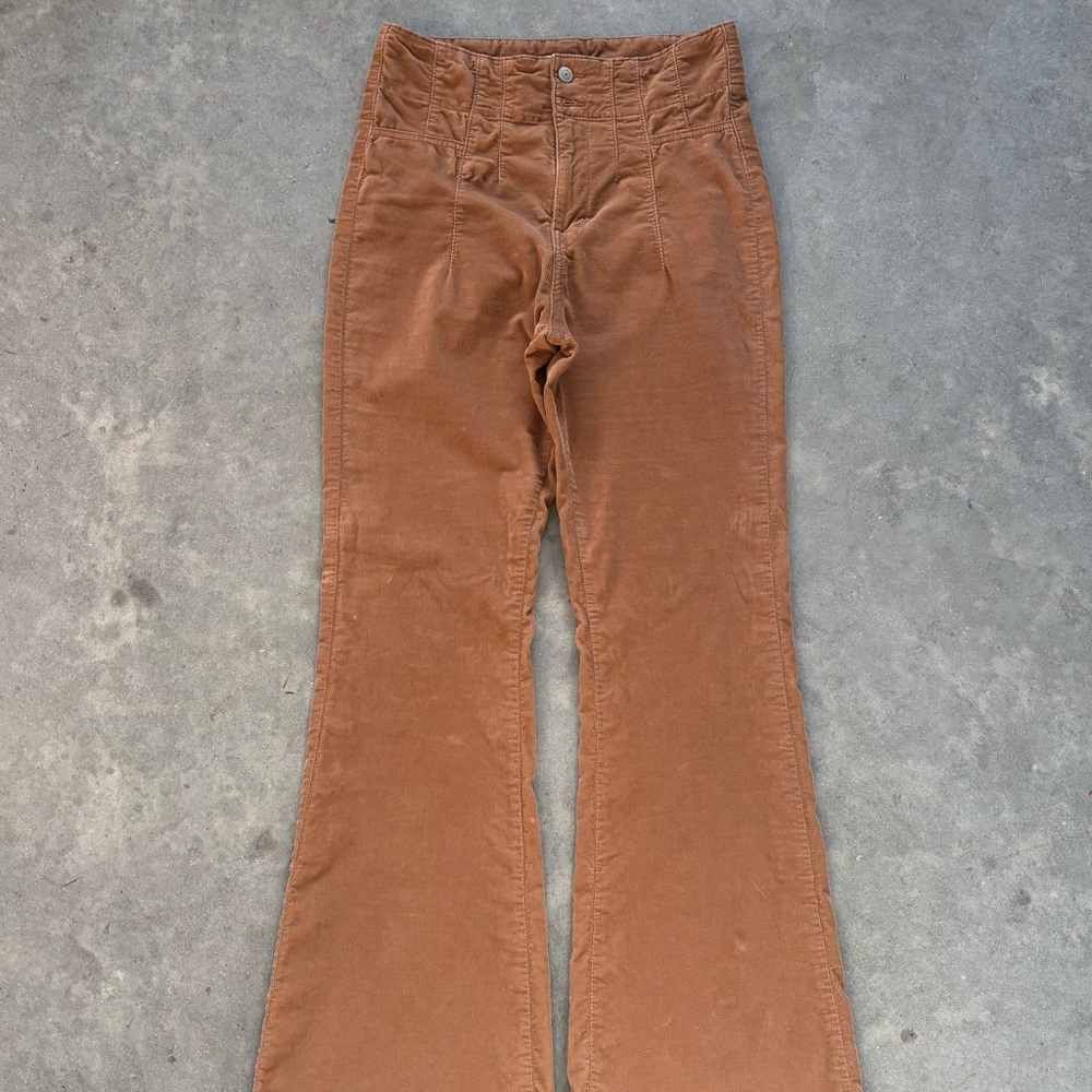 We the Free high rise flare courderoy pants Size 29